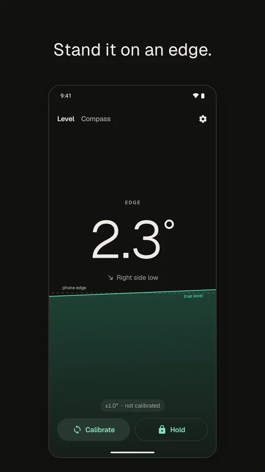 Edge mode: a liquid horizon, Right side low