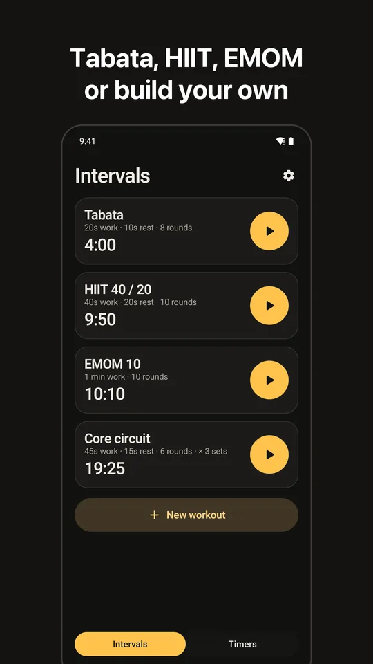 Interval Timer screenshot 2